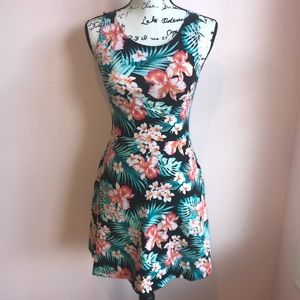 Vs PINK floral dress with open back